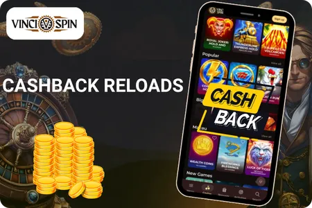 Vincispin Casino Cashback und Reload-Boni