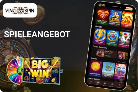 Vincispin Casino Spieleangebot